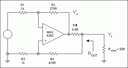 圖5. 例2 (為簡單起見,沒有標出電源去耦)