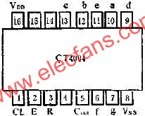 CT4004的管腳外引線排列及功用線路圖  www.solar-ruike.com.cn