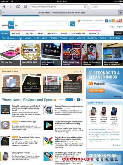 三星Note 10.1對決iPad 3 綜合實力蘋果占優
