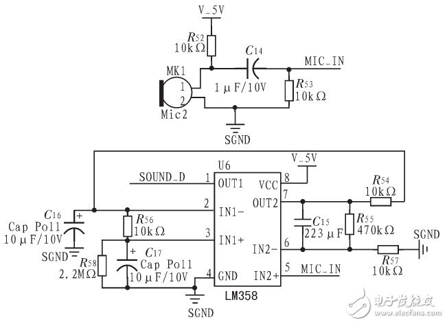 實時語音識別系統在家庭監護機器人電路設計